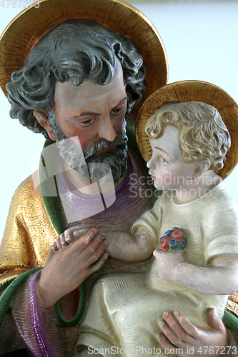 Image of Saint Joseph with child Jesus