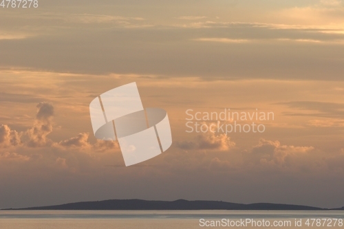 Image of Sunset on the Adriatic sea 