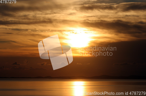 Image of Sunset on the Adriatic sea 