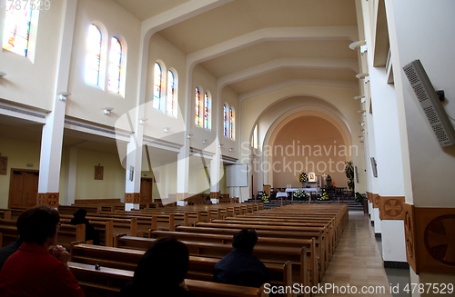 Image of Parish church of St. James, the shrine of Our Lady of Medugorje, Bosnia and Herzegovina