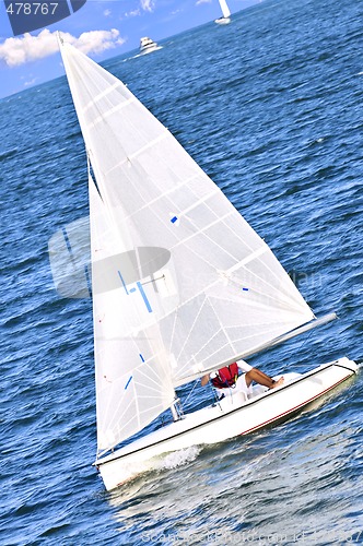 Image of Small sailboats