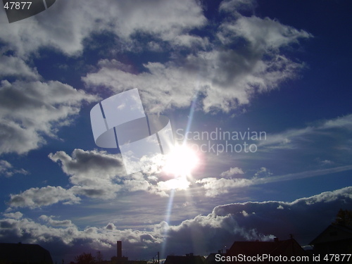 Image of sun and clouds 1