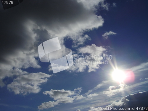 Image of sun and clouds 2