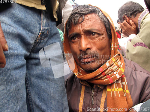 Image of Portrait of a day laborer in Kolkata, India