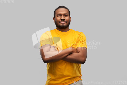 Image of african american man with crossed arms