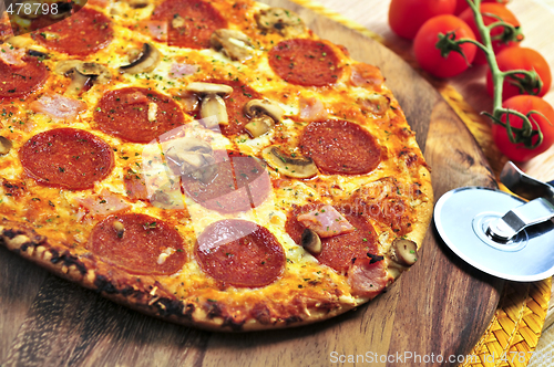 Image of Pepperoni pizza