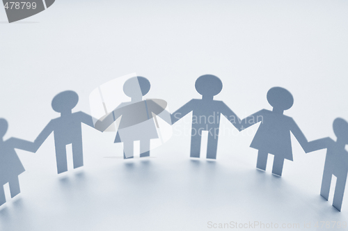 Image of Chain of paper figures