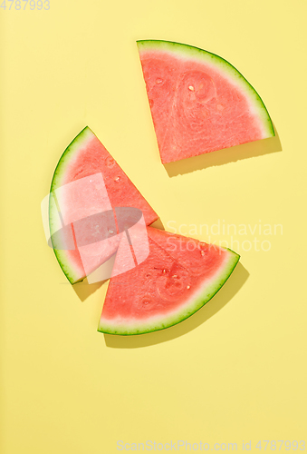 Image of fresh watermelon slices