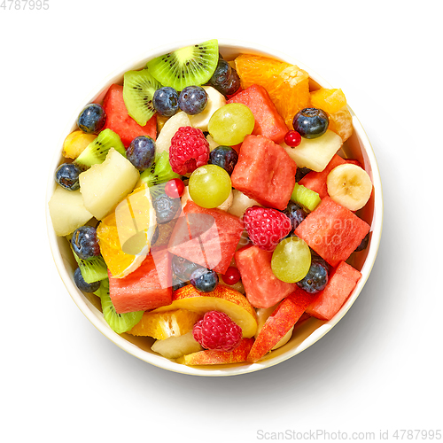 Image of bowl of fresh fruit salad