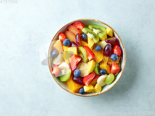 Image of bowl of fresh fruit salad