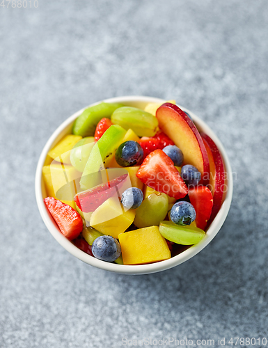 Image of bowl of fresh fruit salad