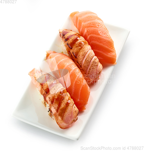 Image of plate of sushi