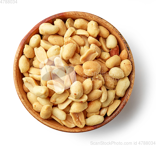 Image of bowl of roasted salted peanuts