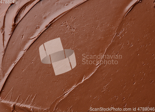 Image of melted chocolate background