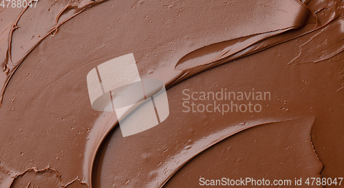 Image of melted chocolate background