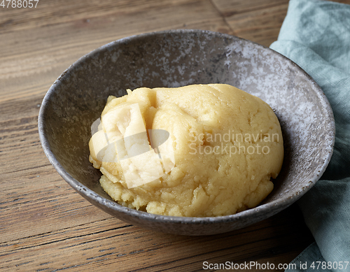 Image of bowl of dough