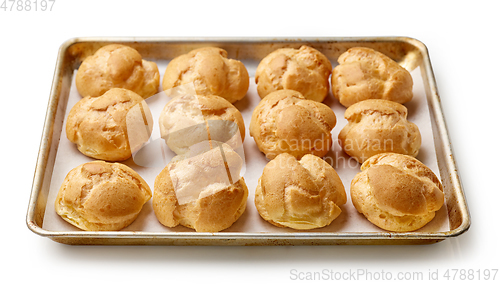 Image of freshly baked cream puffs