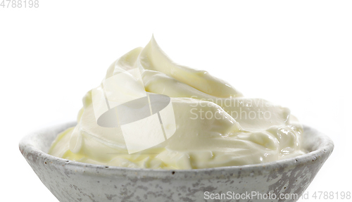 Image of closeup of whipped mascarpone cream