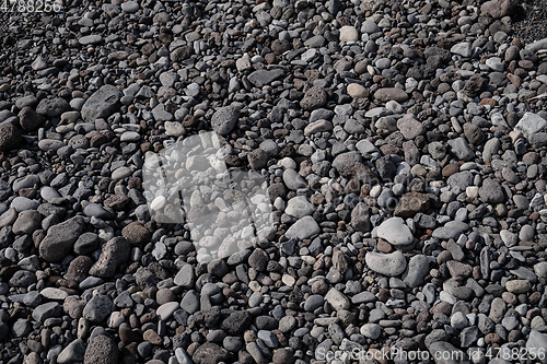 Image of black sand on Tenerife beach