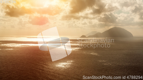 Image of Lipari Islands sunset