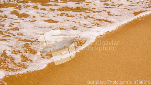Image of sandy beach shore line texture background