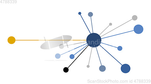 Image of typical networking sign decoration element