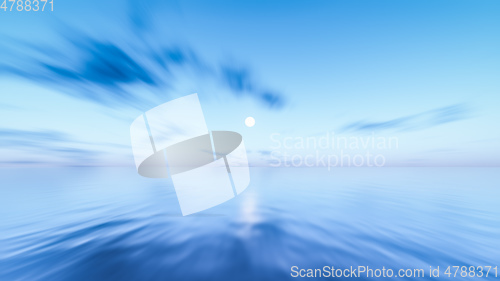 Image of ocean sky long time exposure background