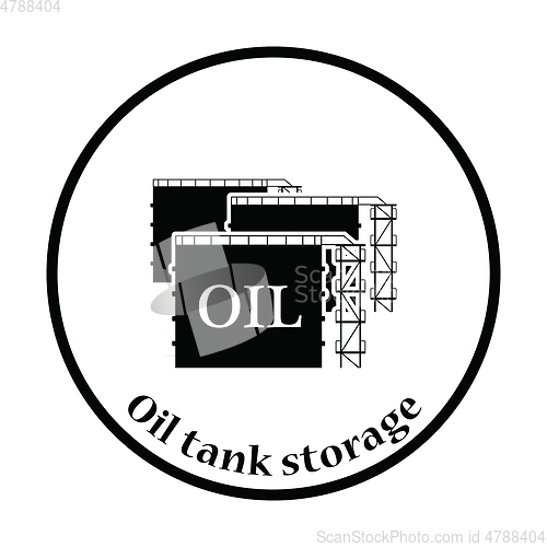 Image of Oil tank storage icon
