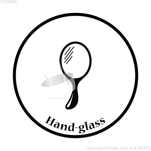 Image of Hand-glass icon