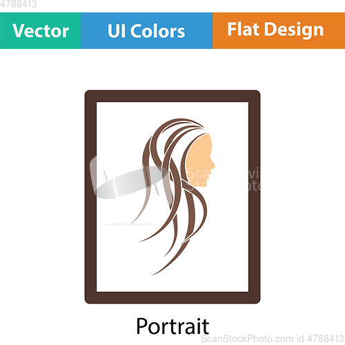 Image of Portrait art icon