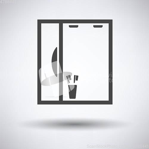 Image of Bathroom mirror icon