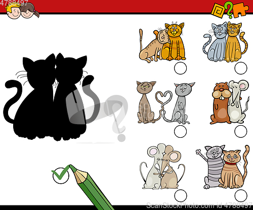 Image of shadows game with animals