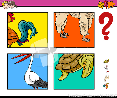 Image of activity game with animals