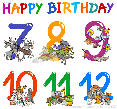 Image of birthday greeting cards design