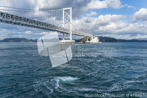 Image of Onaruto Bridge and Whirlpool in Japan