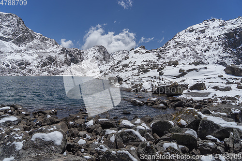 Image of Gosaikunda lakes in Nepal trekking tourism