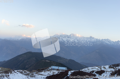 Image of Sunrise in Nepal Himalaya