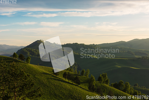 Image of Beauty dawn in the mountains