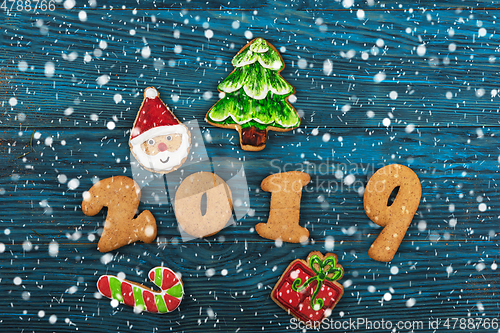 Image of Gingerbreads for new 2019 years