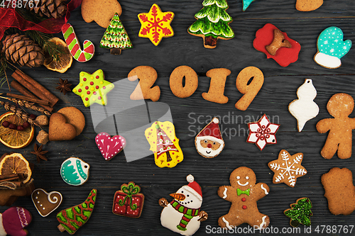 Image of Gingerbreads for new 2019 years