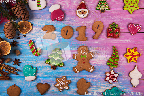 Image of Gingerbreads for new 2019 years