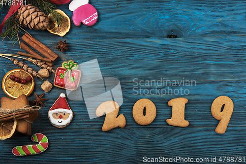 Image of Gingerbreads for new 2019 years