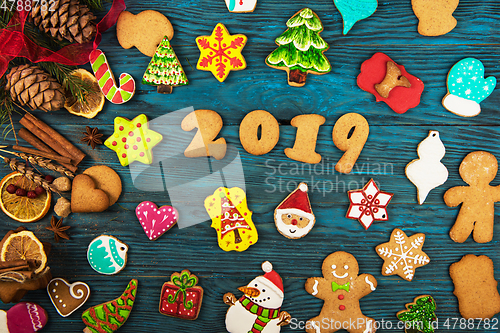 Image of Gingerbreads for new 2019 years