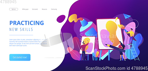 Image of Workshop concept landing page.
