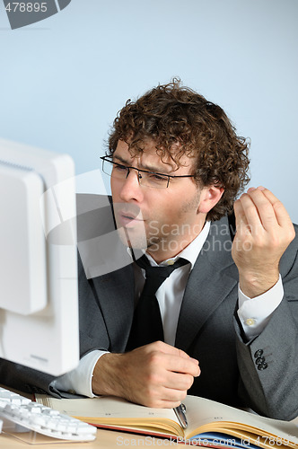 Image of Angry businessman