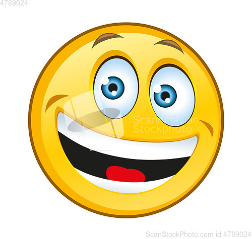 Image of typical laughing yellow smilie