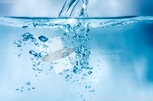 Image of water air bubbles background