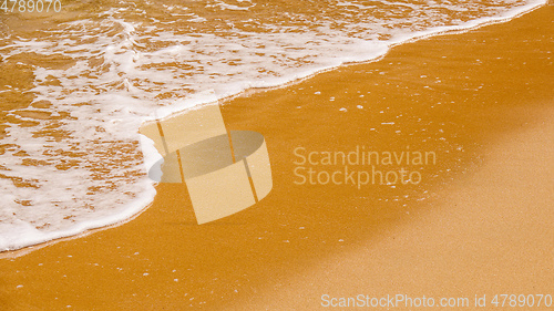 Image of sandy beach shore line texture background