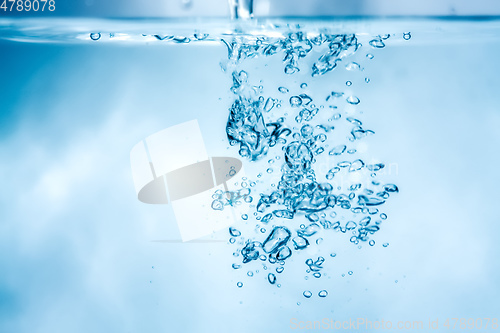 Image of water air bubbles background