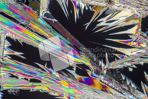 Image of soda lye microcrystals